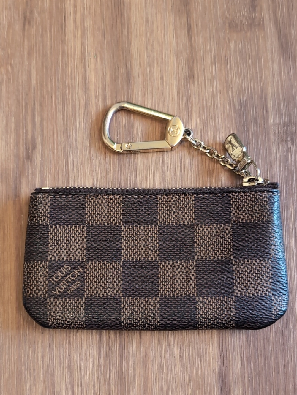 Louis Vuitton Key Pouch Pochette Cles Damier Ebene - Picture 2 of 16